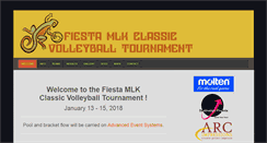 Desktop Screenshot of fiestavolleyball.com